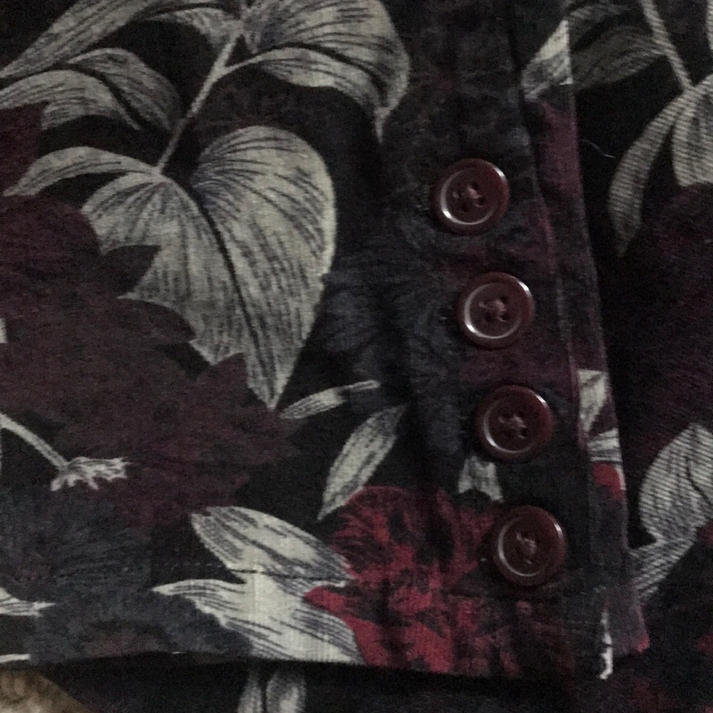 Pilcro And The Letterpress Floral Corduroy Pants - Picture 8 of 8